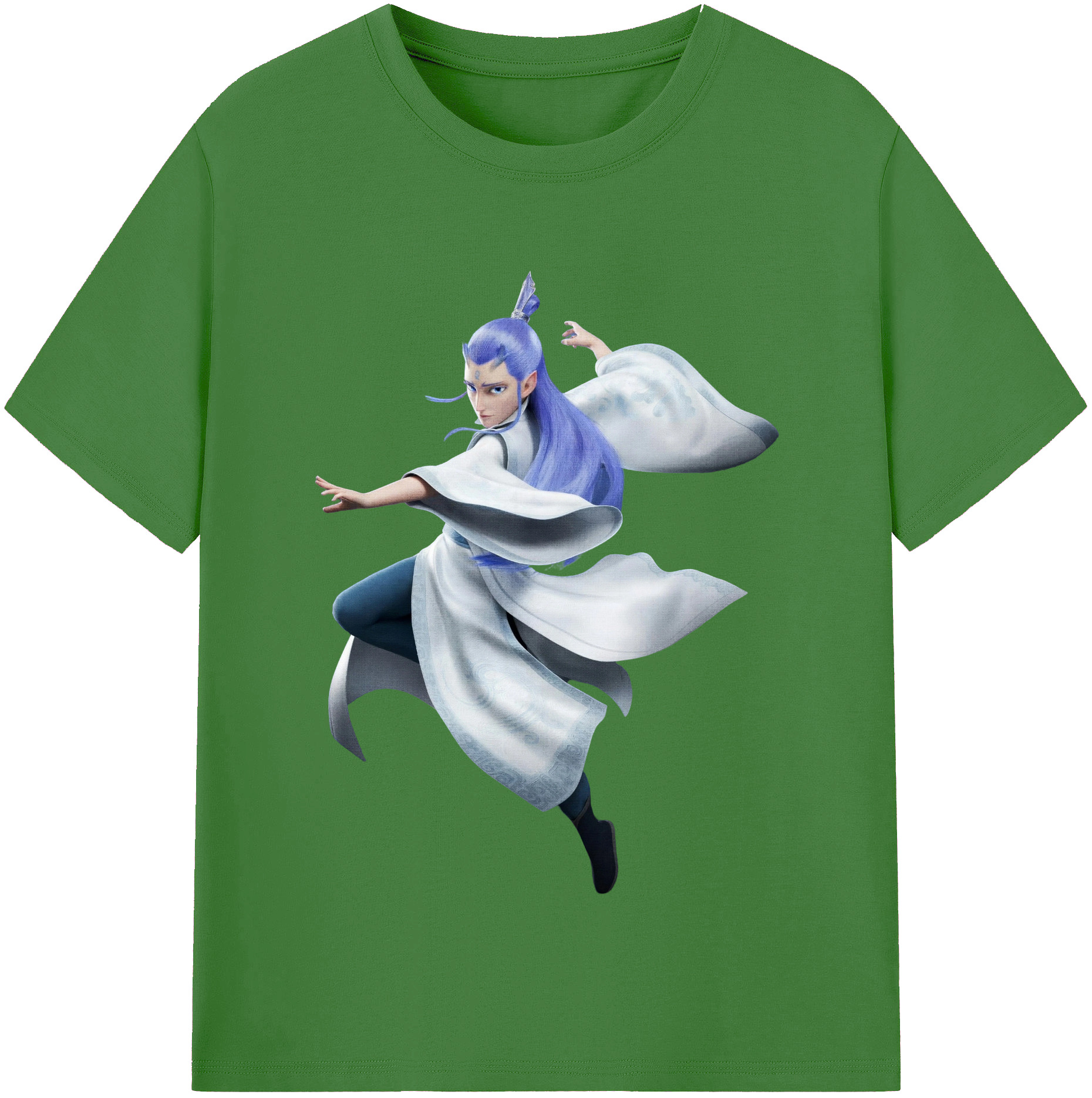 （画像用） Ne Zha 2 ナタ 魔童の大暴れ レディースカジュアルプリントTシャツ（綿100％）